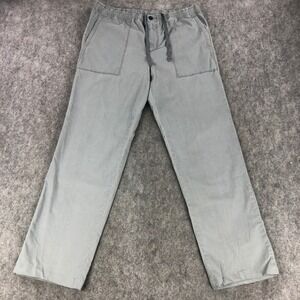 Tommy Bahama Mens Pants Large Gray Drawstring Pull On Casual Lounge Comfort